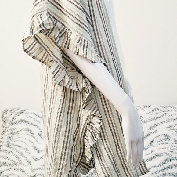 Cover-up Overshirt l Ava James NWT 1X All Cotton - Picture 5 of 12